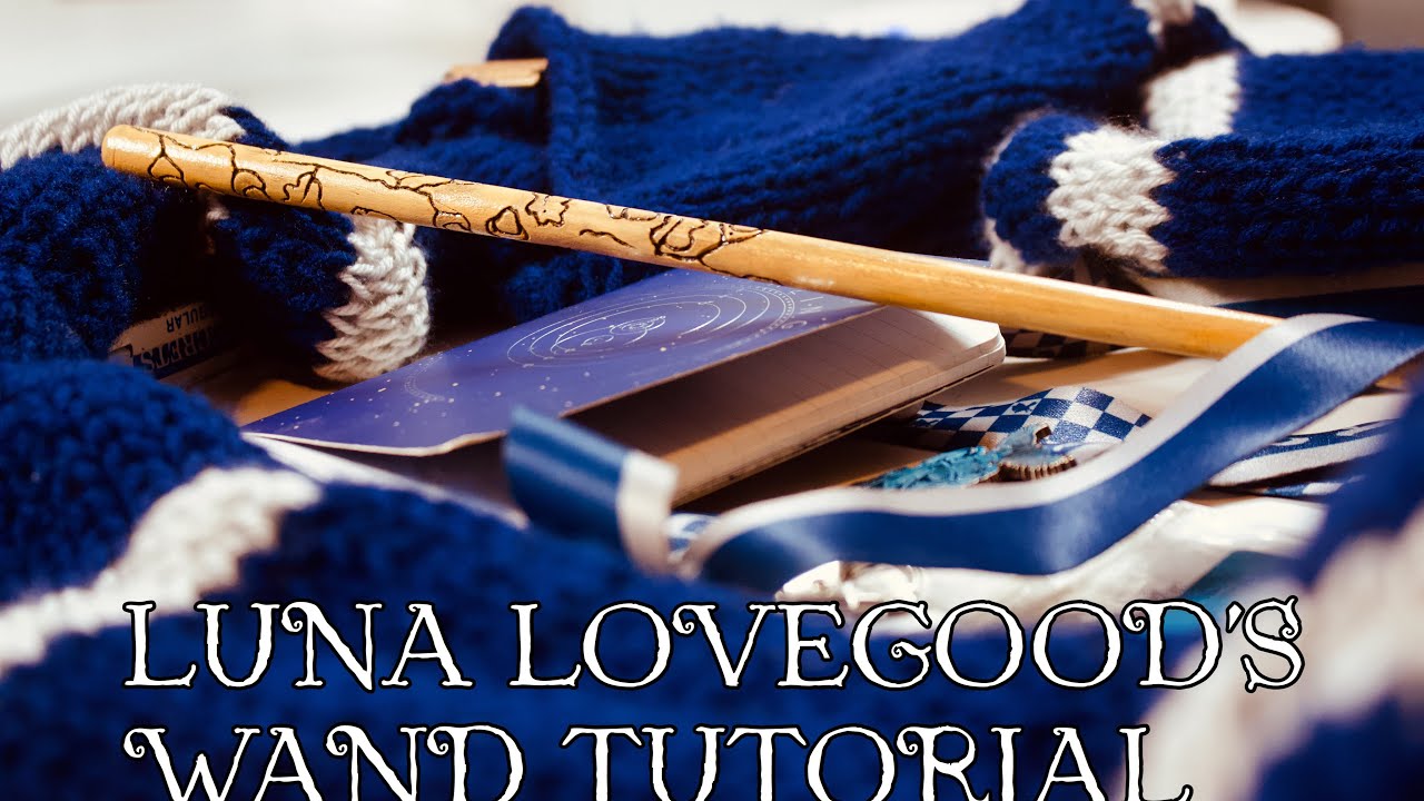 Luna Lovegood’s First Wand I Harry Potter DIY Tutorial