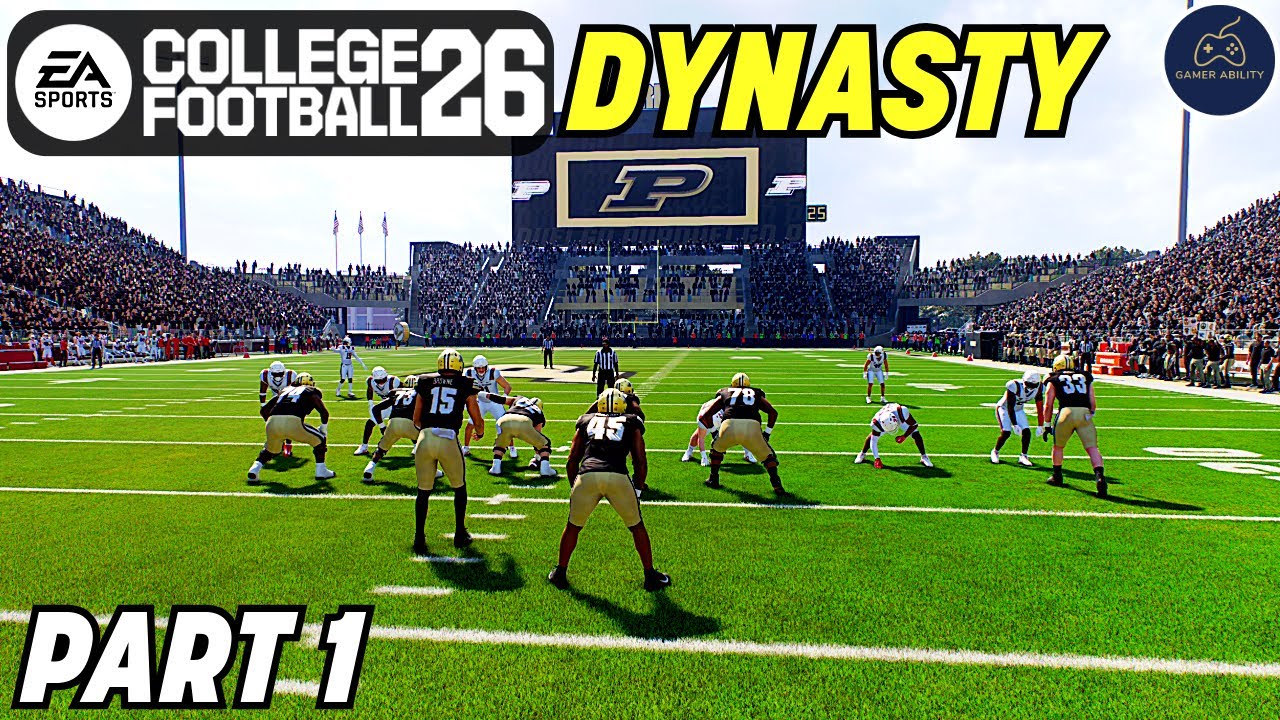 College Football 26 Dynasty Mode Part 1! NEW PURDUE HEAD COACH!
