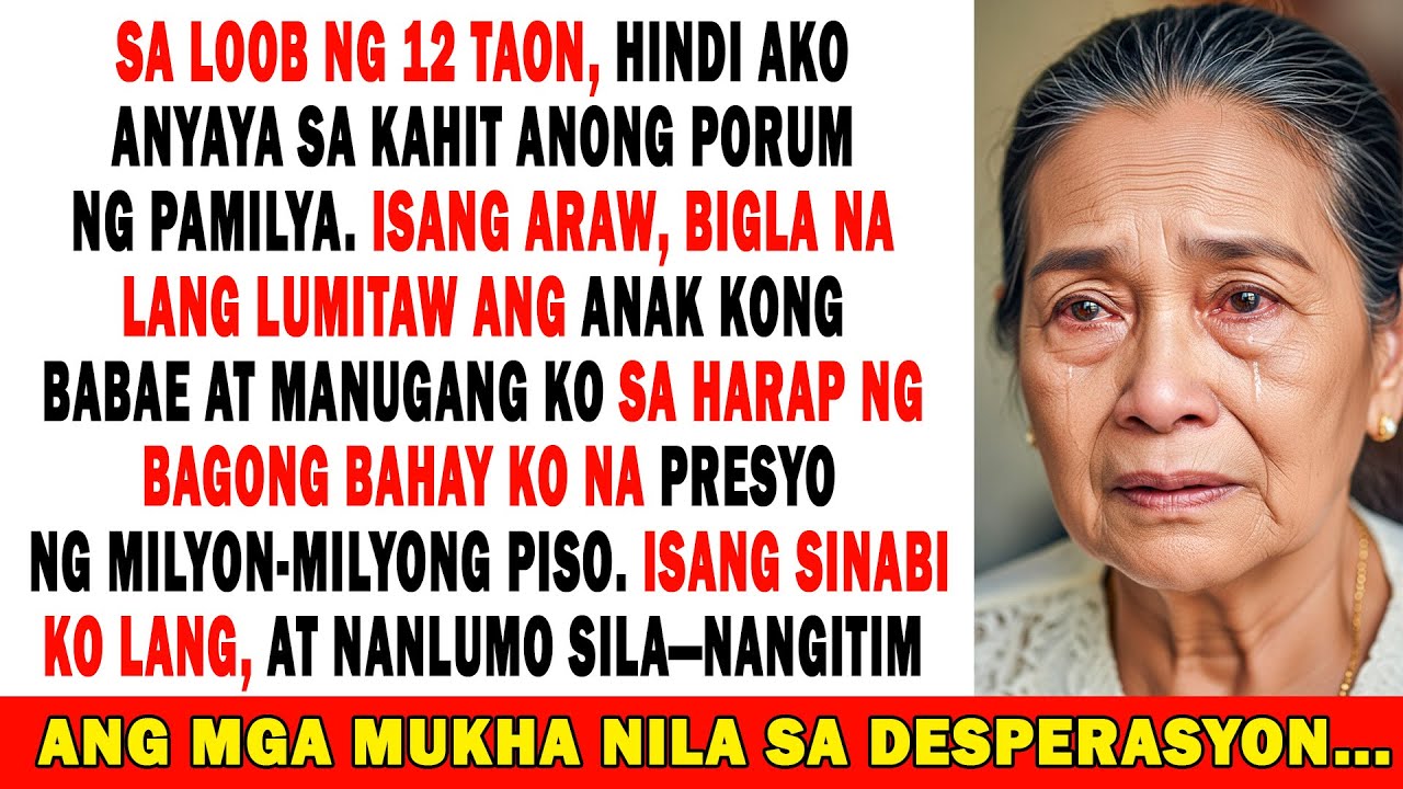 😢12 Taon Akong Hindi Imbita Sa Mga Event Ng Pamilya, Pero Isang Araw… Sumipot Sila Sa Aking Mansion🏰