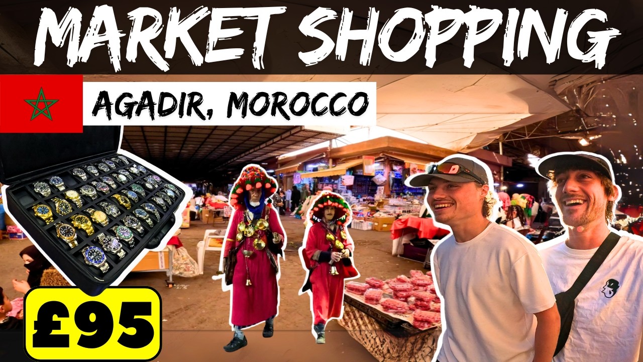 Exploring the Biggest Market in Agadir, Morocco (Souk El Had) – Insane Experience