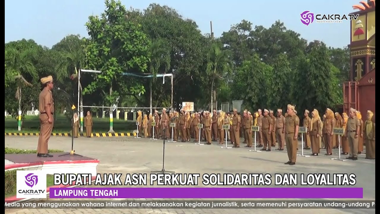 Bupati Lampung Tengah Ajak ASN Perkuat Solidaritas dan Loyalitas