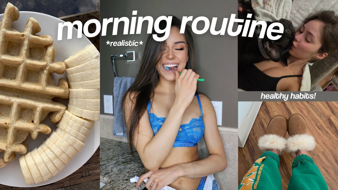 MY MORNING ROUTINE  (realistic, productive & healthy habits)
