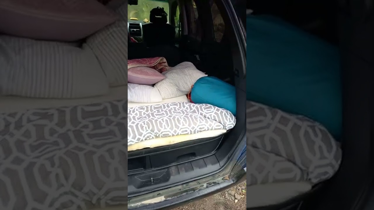 как разложить сидения х трейл в ровный пол. Ночевка в машине