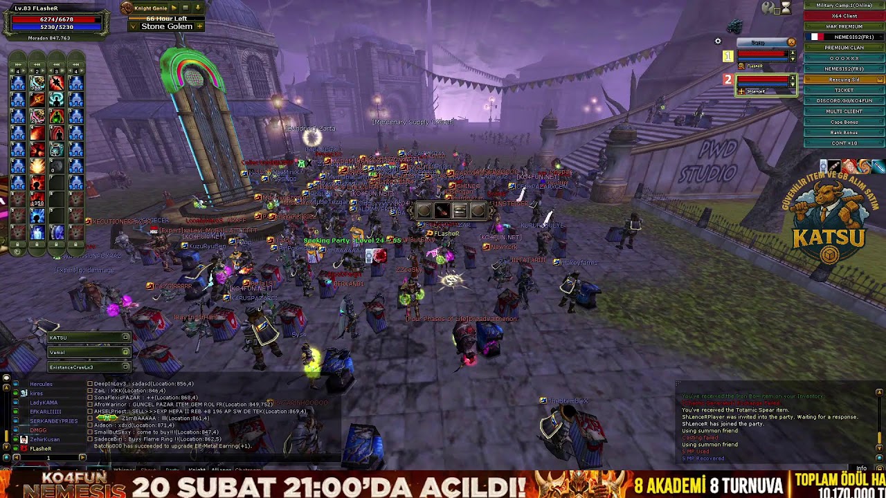 #KO4FUN 🔥NEMESİS AÇILDI 🔥#KnightOnline 🔥 #PvPServer🔥🏆 FLASHER