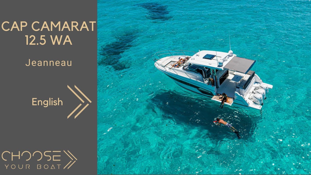 CAP CAMARAT 12.5 WA/LEADER 12.5 WA (USA) Jeanneau : Guided tour (in English)