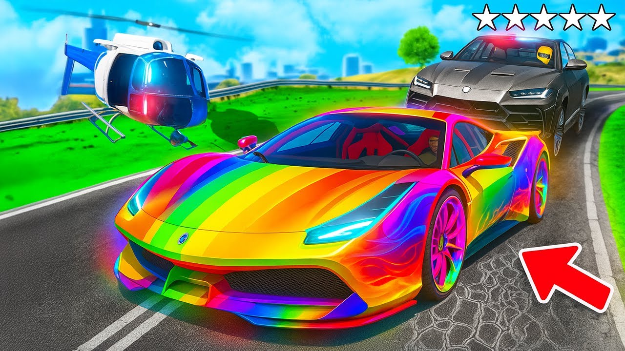 POLIZEI verfolgt ZUF&Auml;LLIGEN OP SPORTWAGEN in GTA 5! (Polizei vs. Dieb)