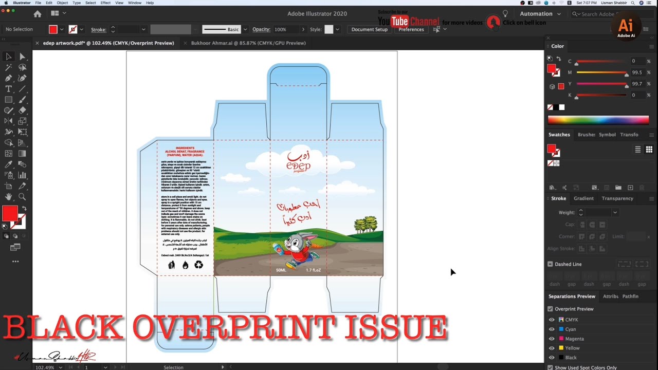 Black Color Overprint Issues in 