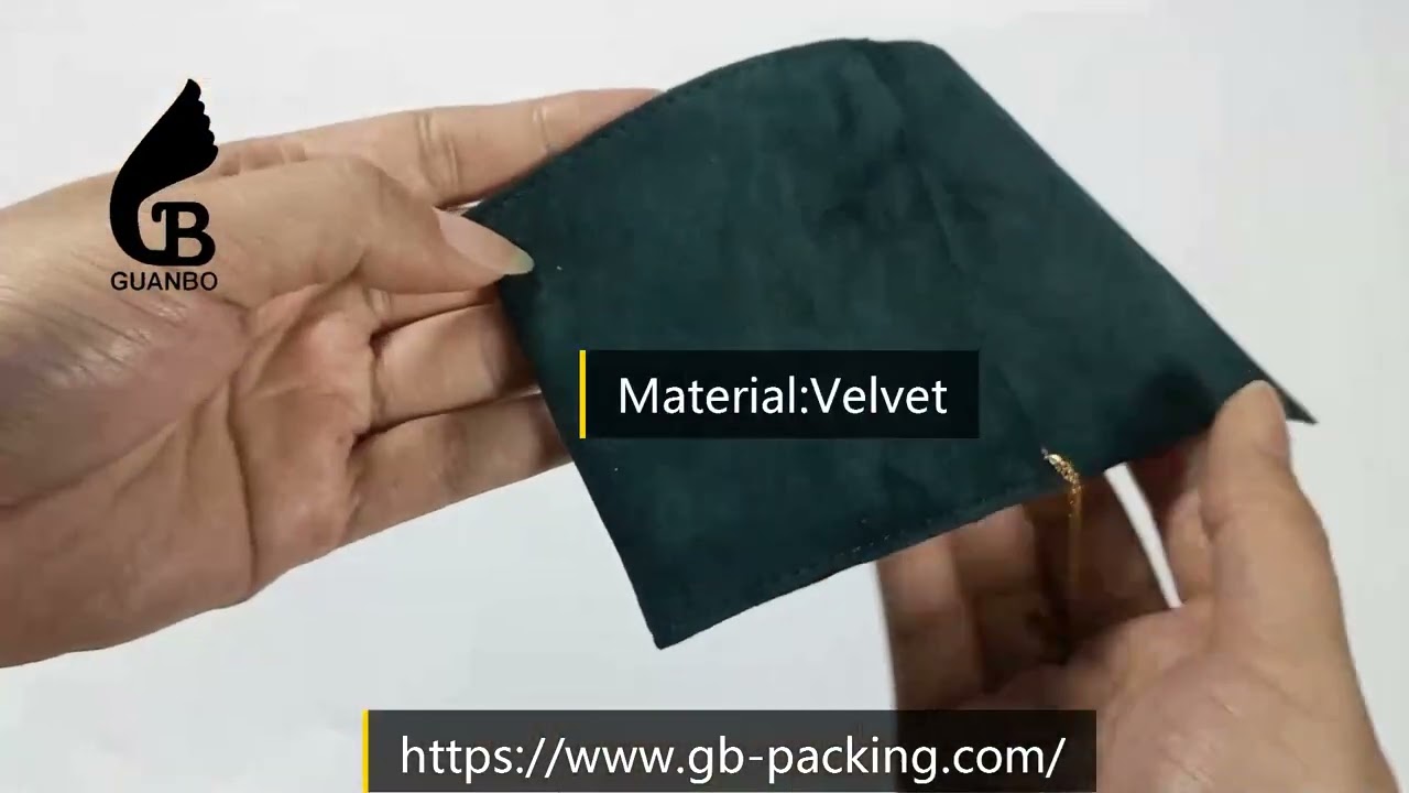 Micro Fabric Small Jewelry Pouches High Quality Fabric Jewelry Packaging Pouch