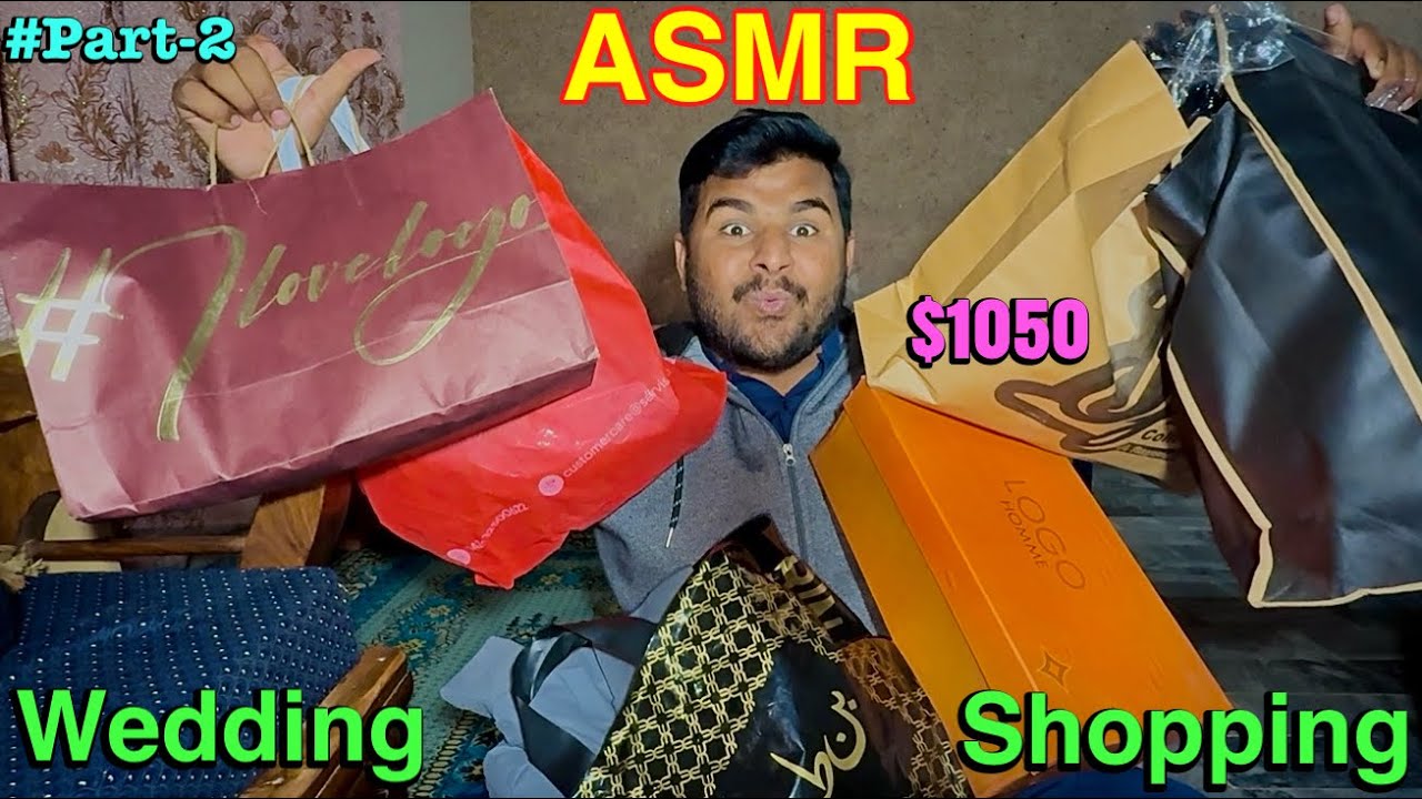 Asmr My brother wedding shopping 🛍️ Part-2