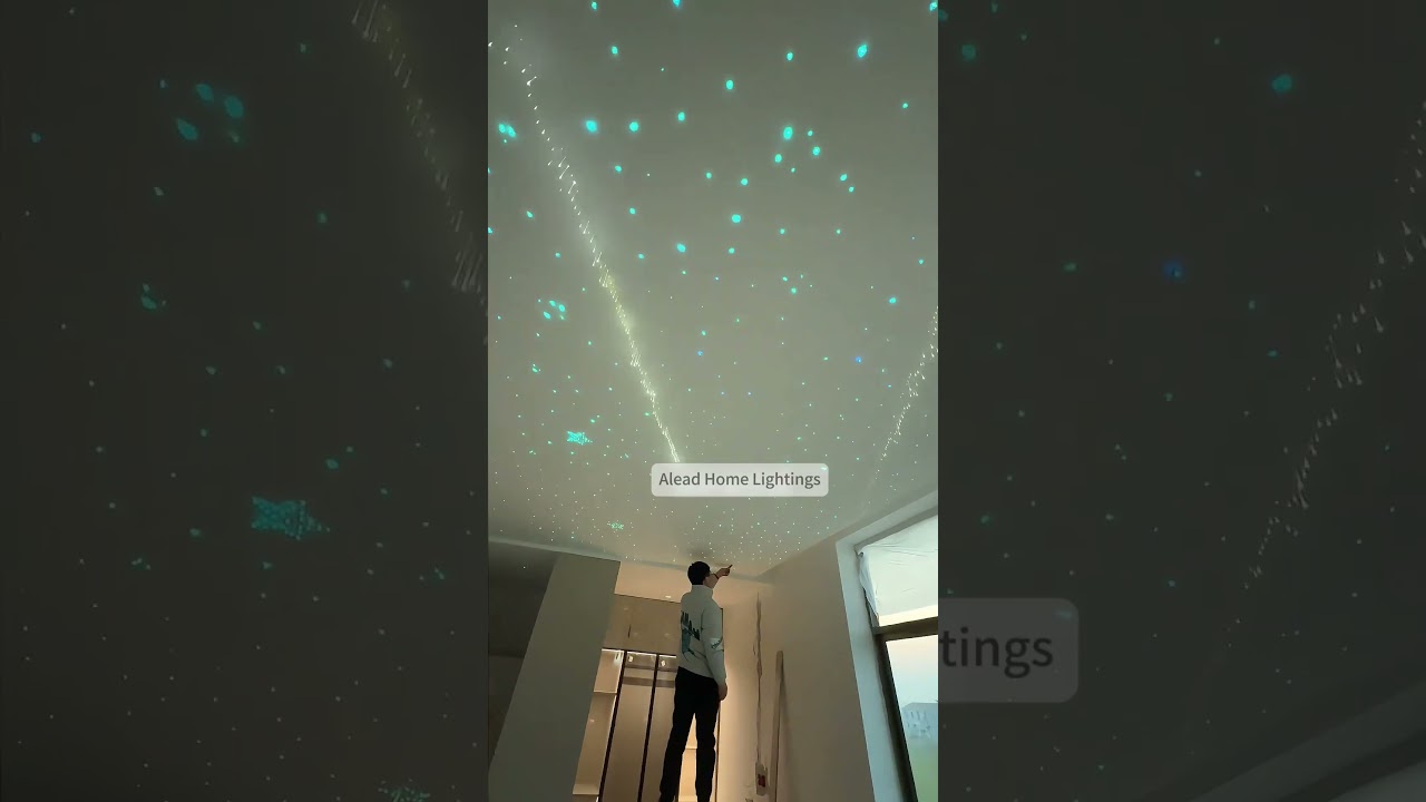 Create an atmosphere of starry sky top.#lamp #light #led #smarthome #lightingdecor #homedecor