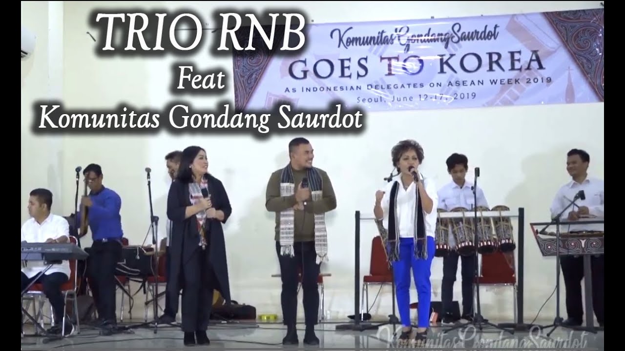 LUARRR BIASSAAA!!! Trio RNB Tampil Memukau untuk Mendukung Komunitas Gondang Saurdot Goes to KOREA