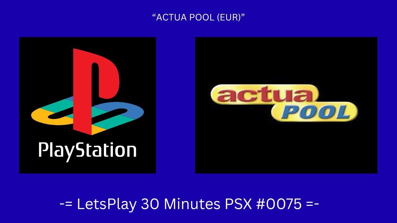 Actua Pool (EUR) (Playstation / Gameplay #0075)