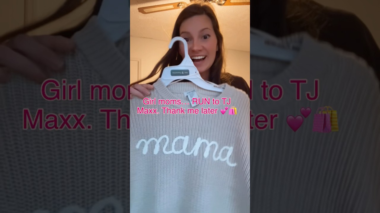 Run for these “mommy and me” sweaters! TJ maxx wins! But, Which holiday? 