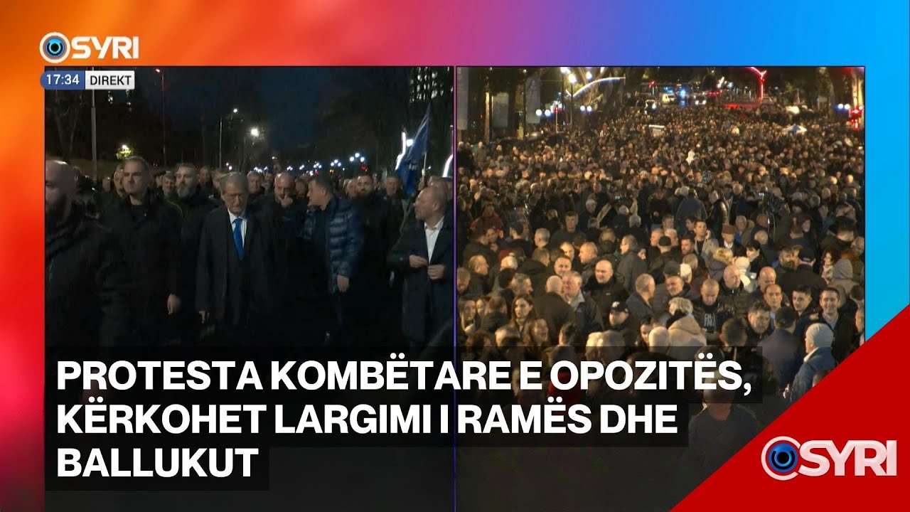 Protesta kombëtare e opozitës, kërkohet largimi i Ramës dhe Ballukut