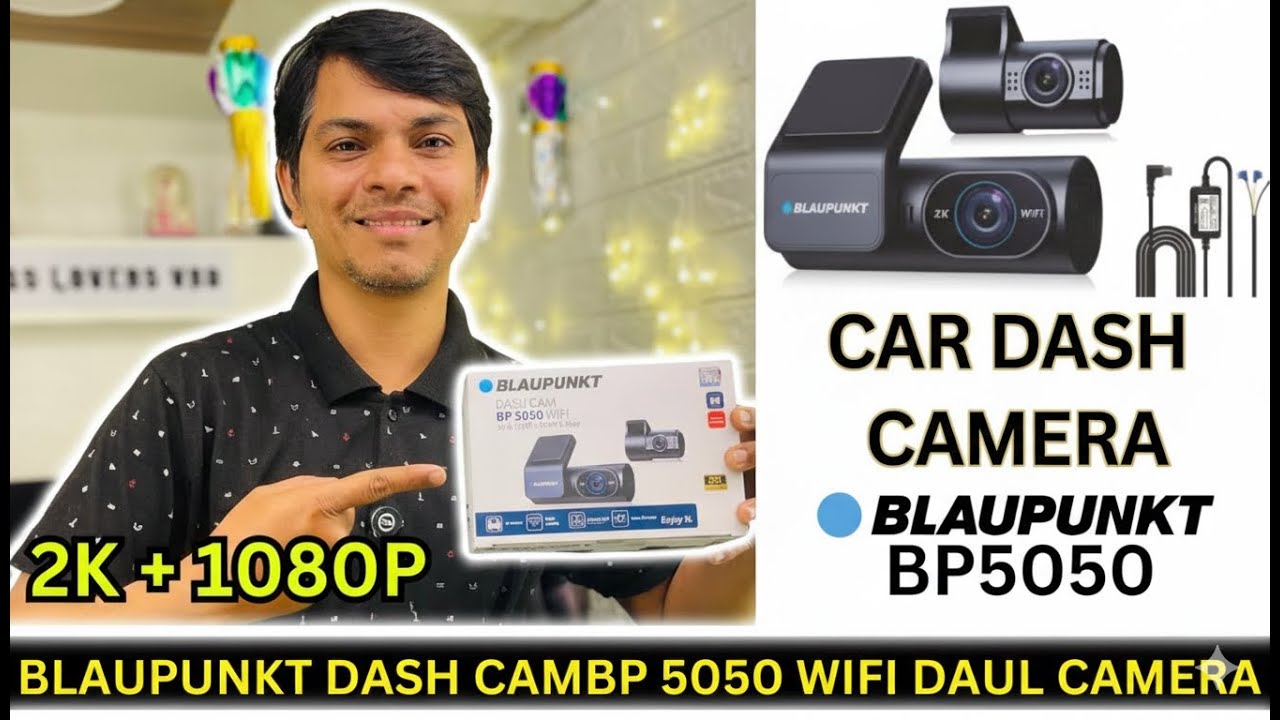 Ab Accident ki tension khatam! 🛑 Blaupunkt BP 5050 WiFi Dual Dashcam Unboxing & Night Test | Dashcam