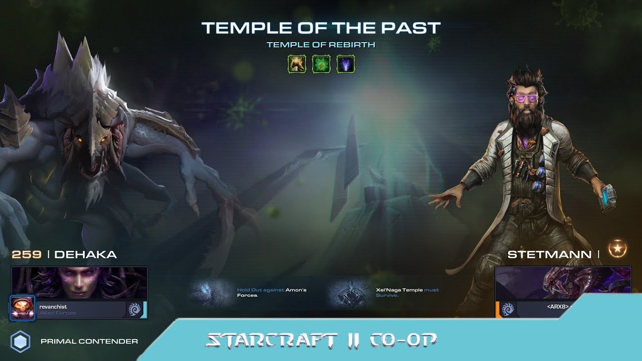 Temple of Rebirth (Dehaka P2) - StarCraft II Co-op Mutation (Brutal)