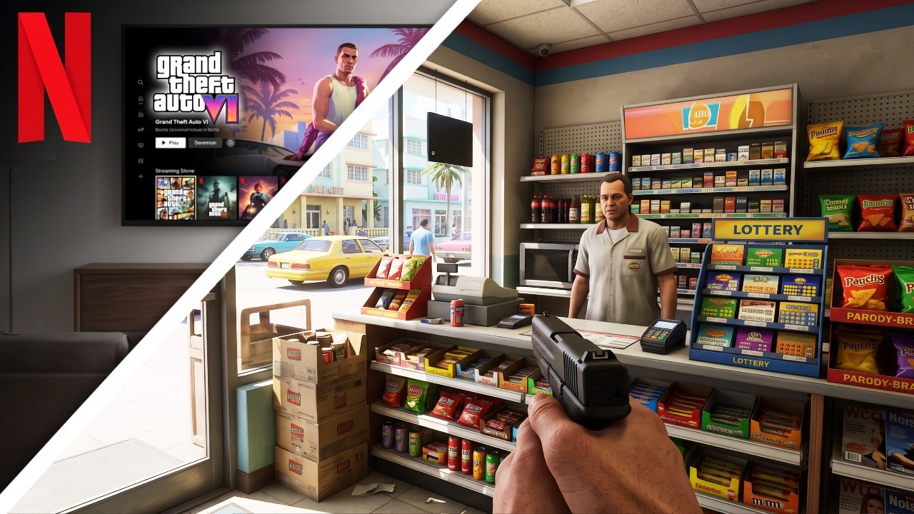 Геймплей GTA 6 УТЕК в сеть до выхода трейлера Netflix!