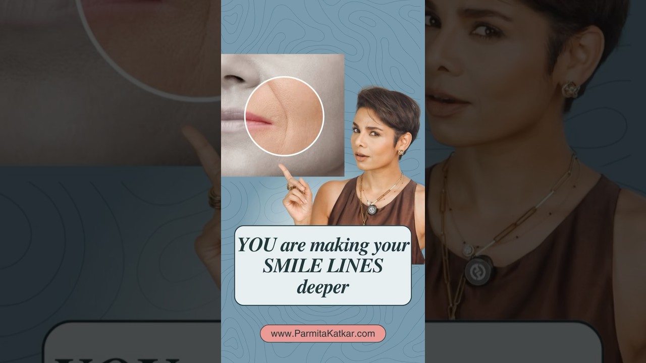 Here&rsquo;s why your Smile Lines are getting deeper/ face yoga/ Blush with me-Parmita
