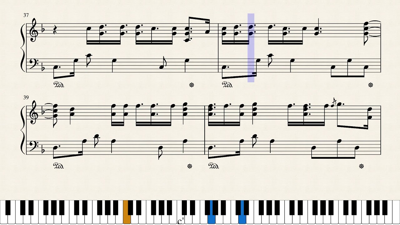 Illenium - Crashing ft. Bahari (Free Piano Sheets)