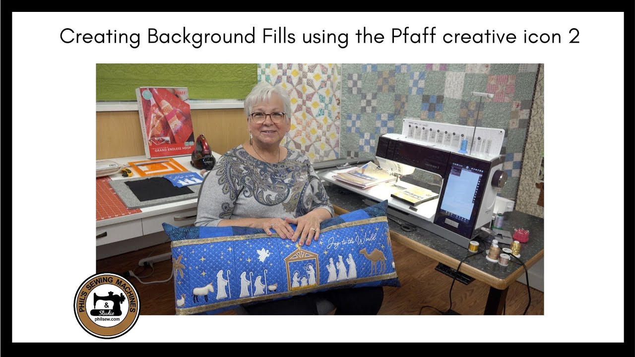 Creating Background Fills using the Pfaff creative icon 2