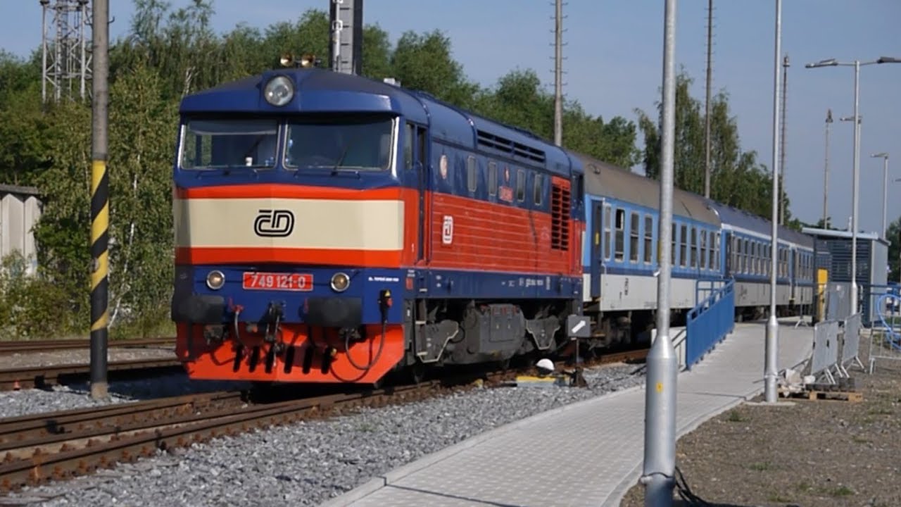 Vlaky - Praha-Zličín - květen, červen 2018