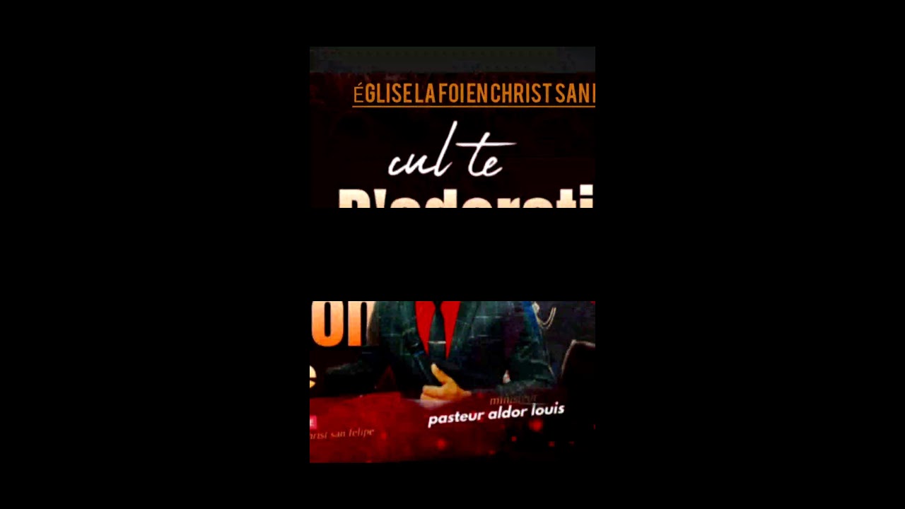 CULTE D'ADORATION & LOUANGE DIMANCHE 28-12-2025