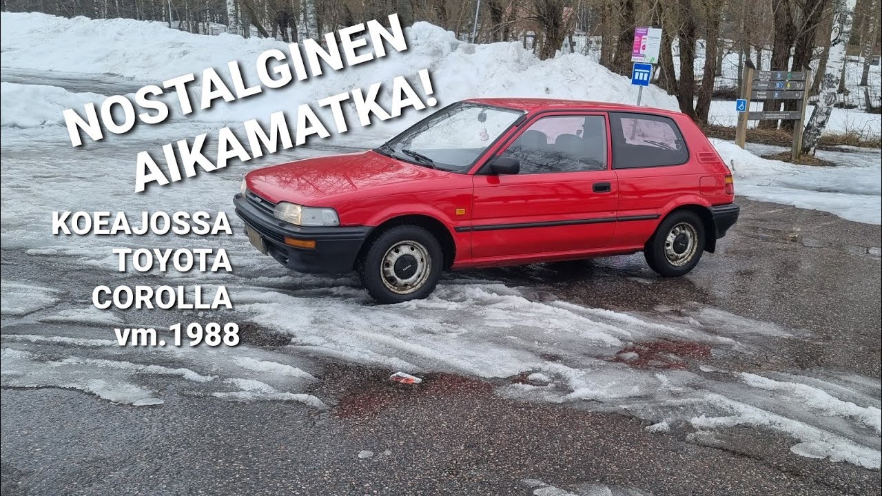Nostalgiamatka! KOEAJO: Toyota Corolla vm.1988