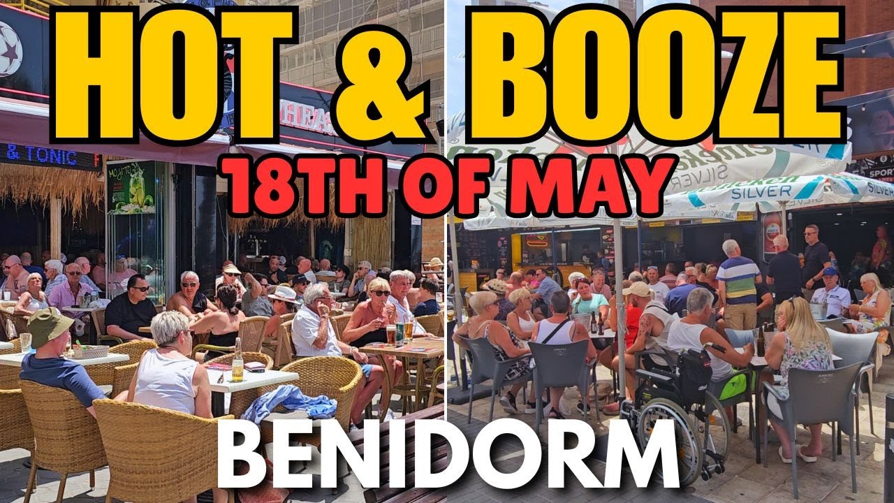Benidorm - Packed Bars, Busy Beach & Sunday Market! ☀️┃Buzzing Weekend!