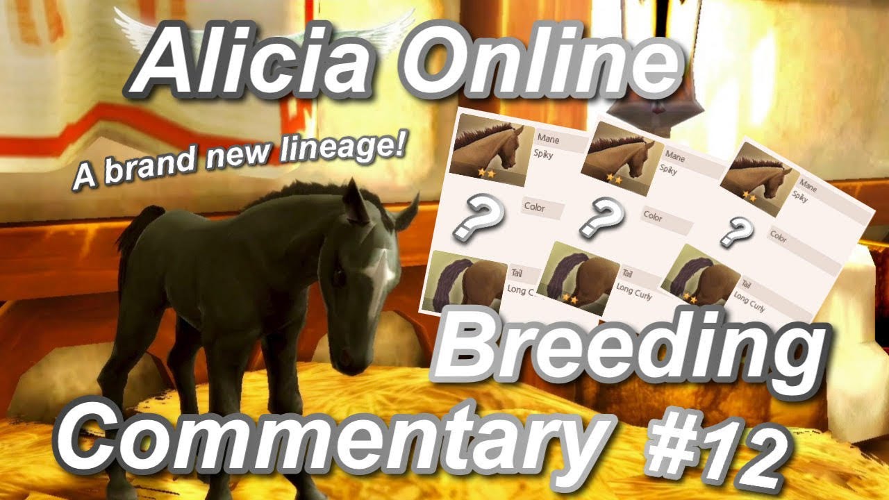Alicia Online Breeding for Blacks! [Commentary with Voice] :P