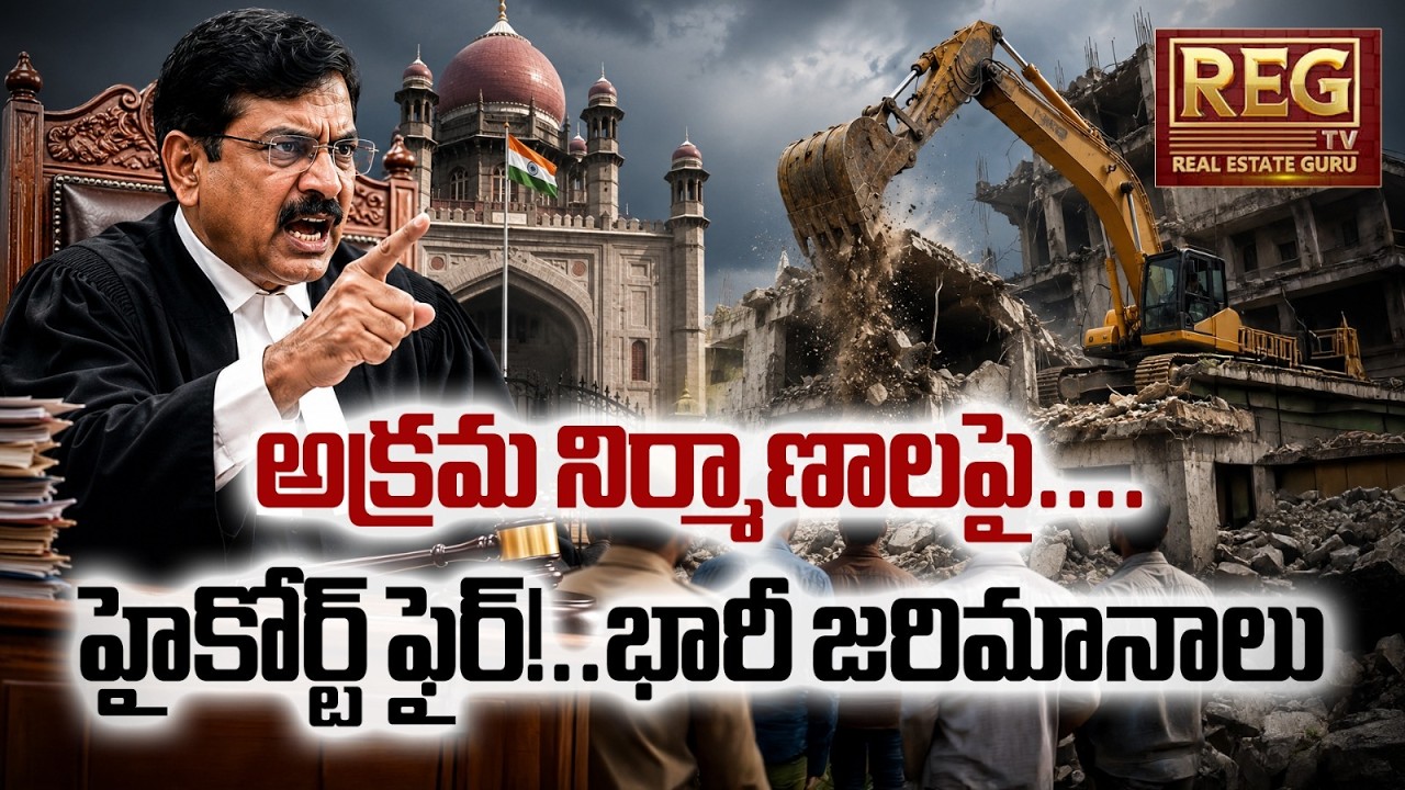 Telangana High Court Cracks Down on Illegal Constructions | Heavy Penalties Warning