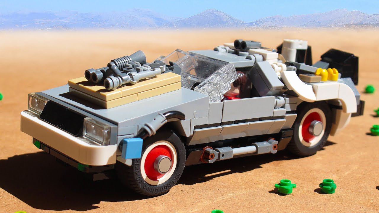 Lego Back to the Future Part III Delorean moc