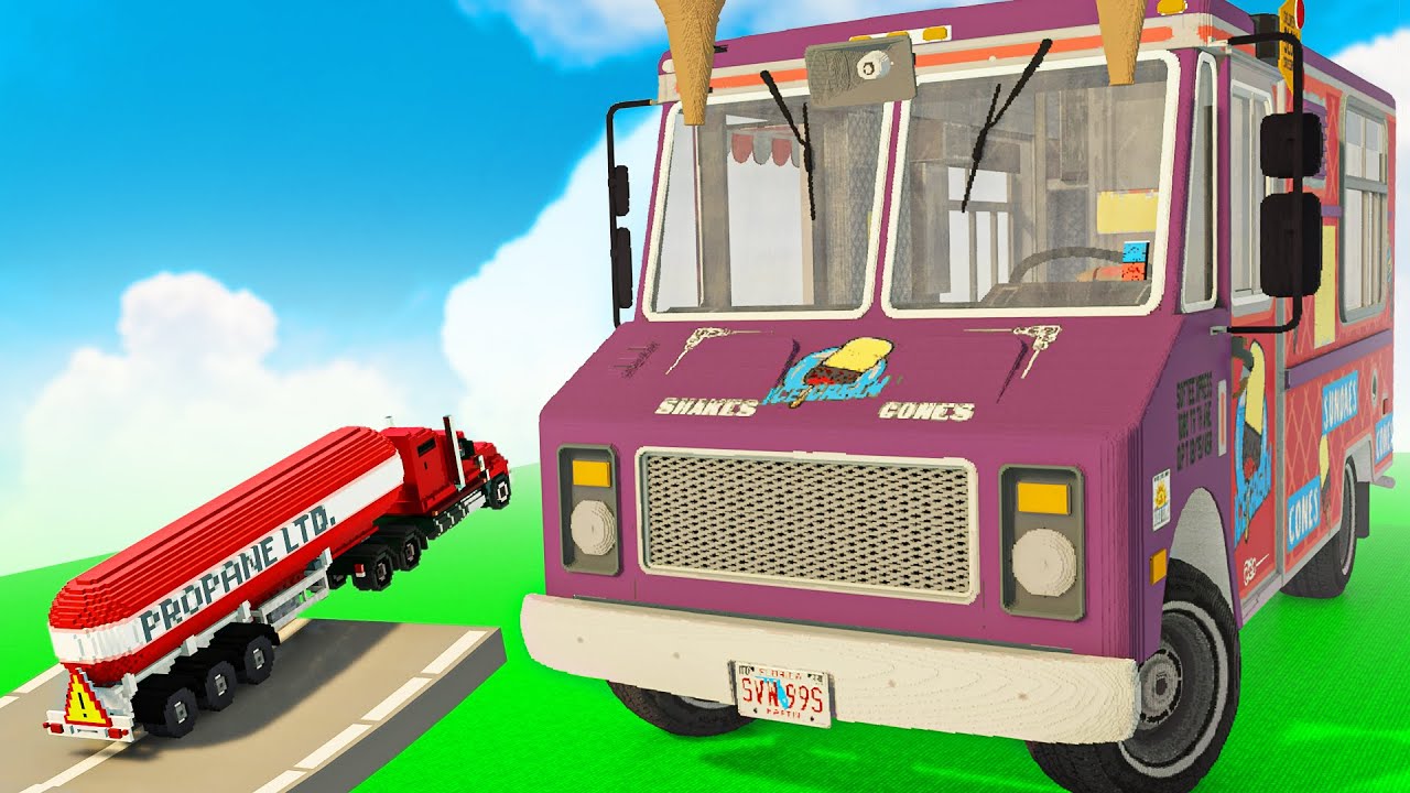 Cars vs Ice Cream Truck | Teardown