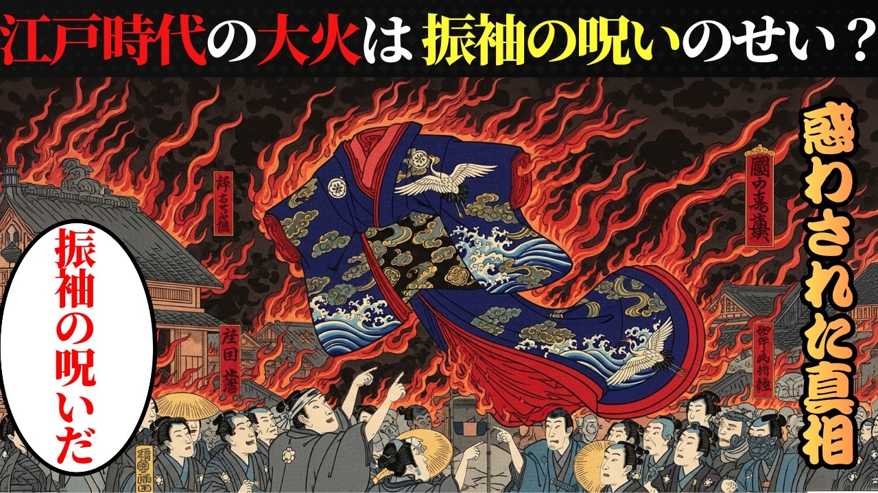 なぜ江戸の庶民は火事を恐れないのか？「振袖の呪い」に隠された衝撃の真実【江戸時代の暮らし】