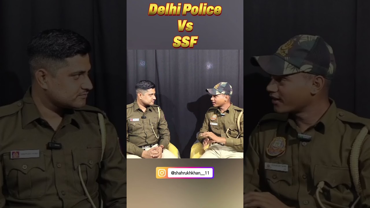 Delhi police 👮 vs SSF ✅ #shorts #shortsvideo #motivation #delhipolice #ssf #ssc #sscgd