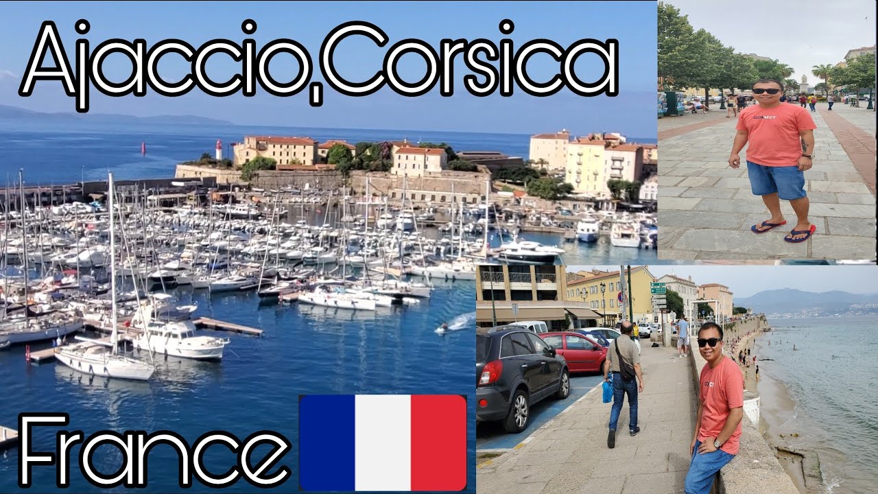 Walking around the city of Ajaccio, Corsica, France 🇫🇷