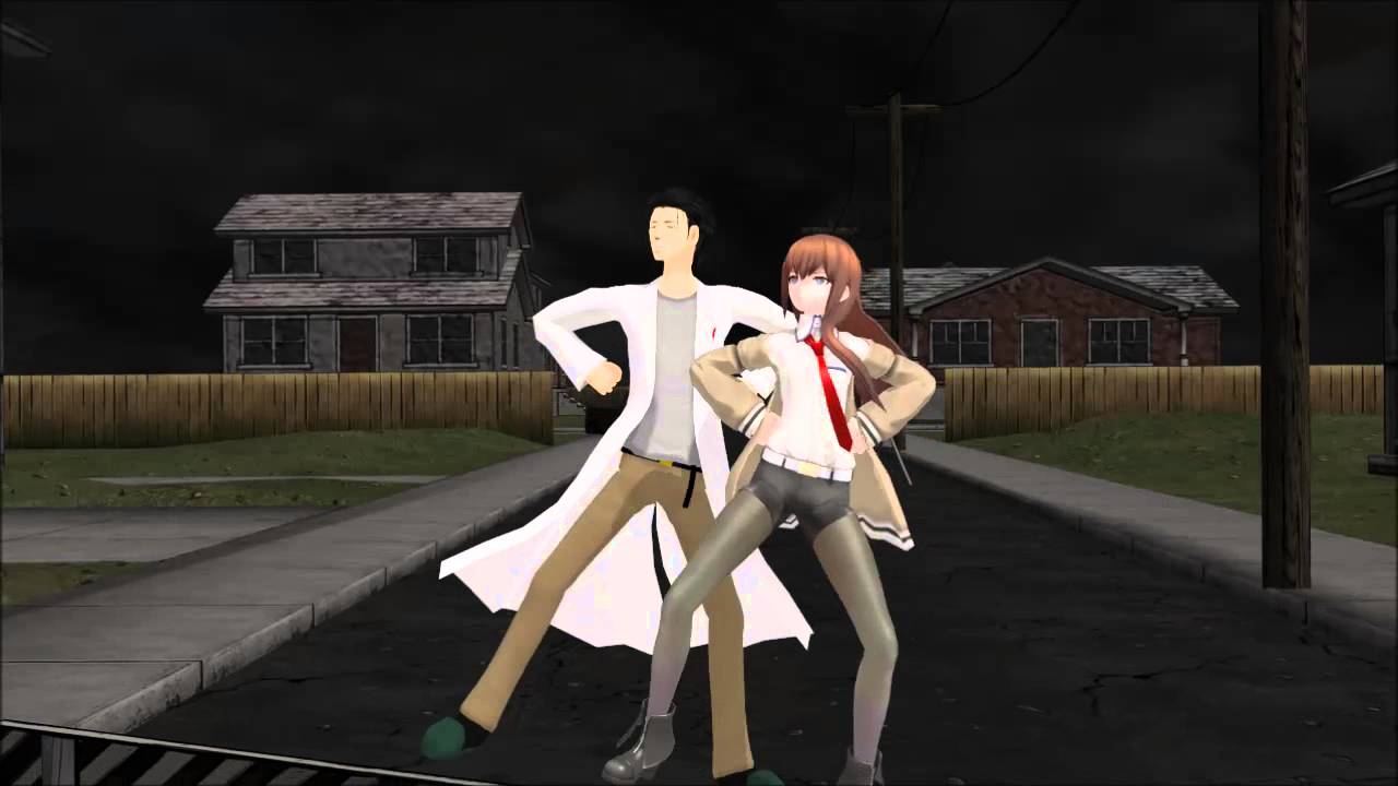 [MMD] Gangnam Style -Kurisu x Okabe-