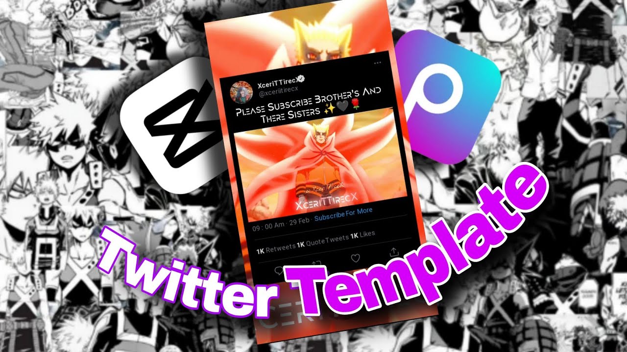 How To Make Twitter Template Video And Use It 🖤🌹 || #capcut #tutorial