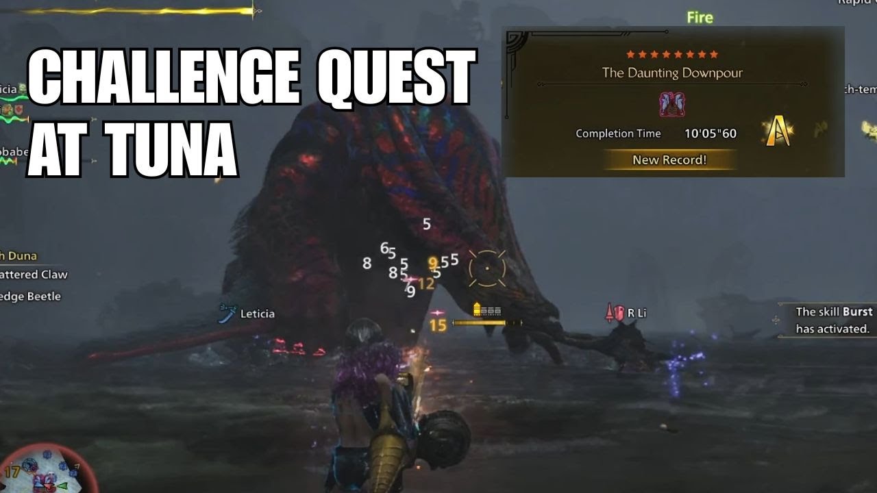 AT Uth Duna Challenge with Friends - Light Bowgun POV - Monster Hunter Wilds