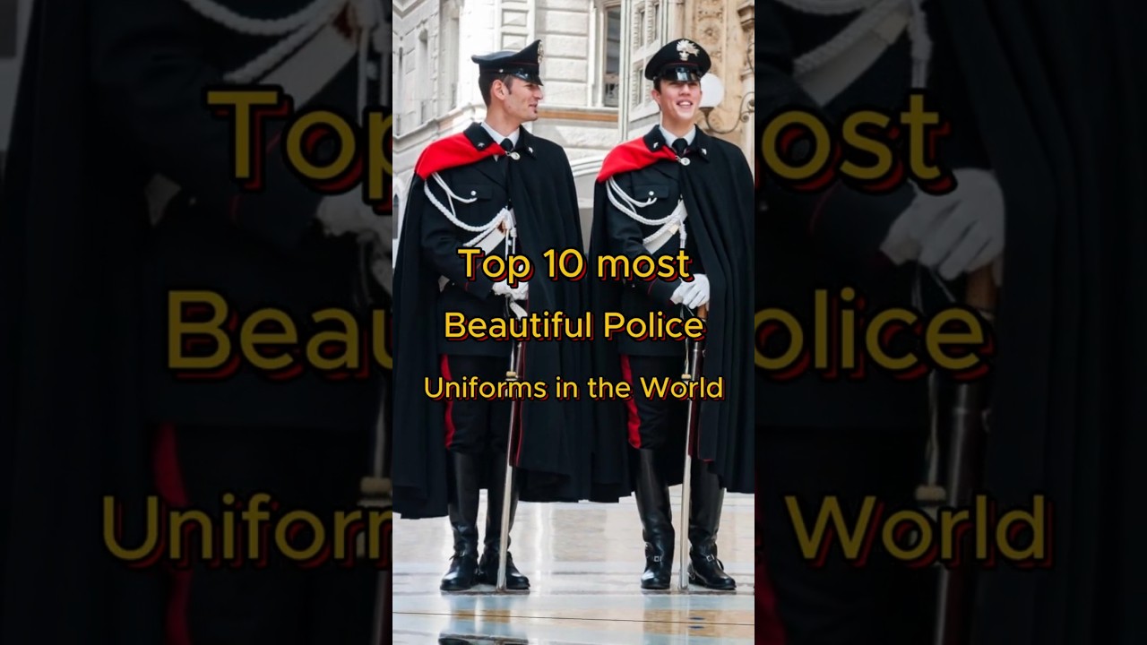 ✨ Top 10 Most Beautiful Police Uniforms in the World 🚔🌍 |#shorts #shortsfeed #viral