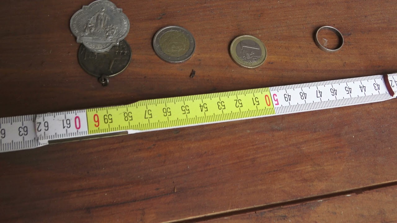 non ce' metal detector piu' potente di questo IL DESERTGOLD monete a 55 cm TEST PROFONDITA' DAL VERO