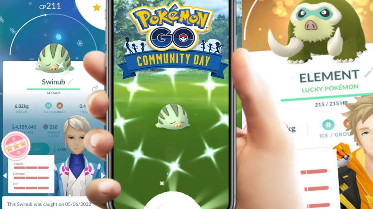 Swinub Classic Community Day | April Classic Community Day In Pokemon Go