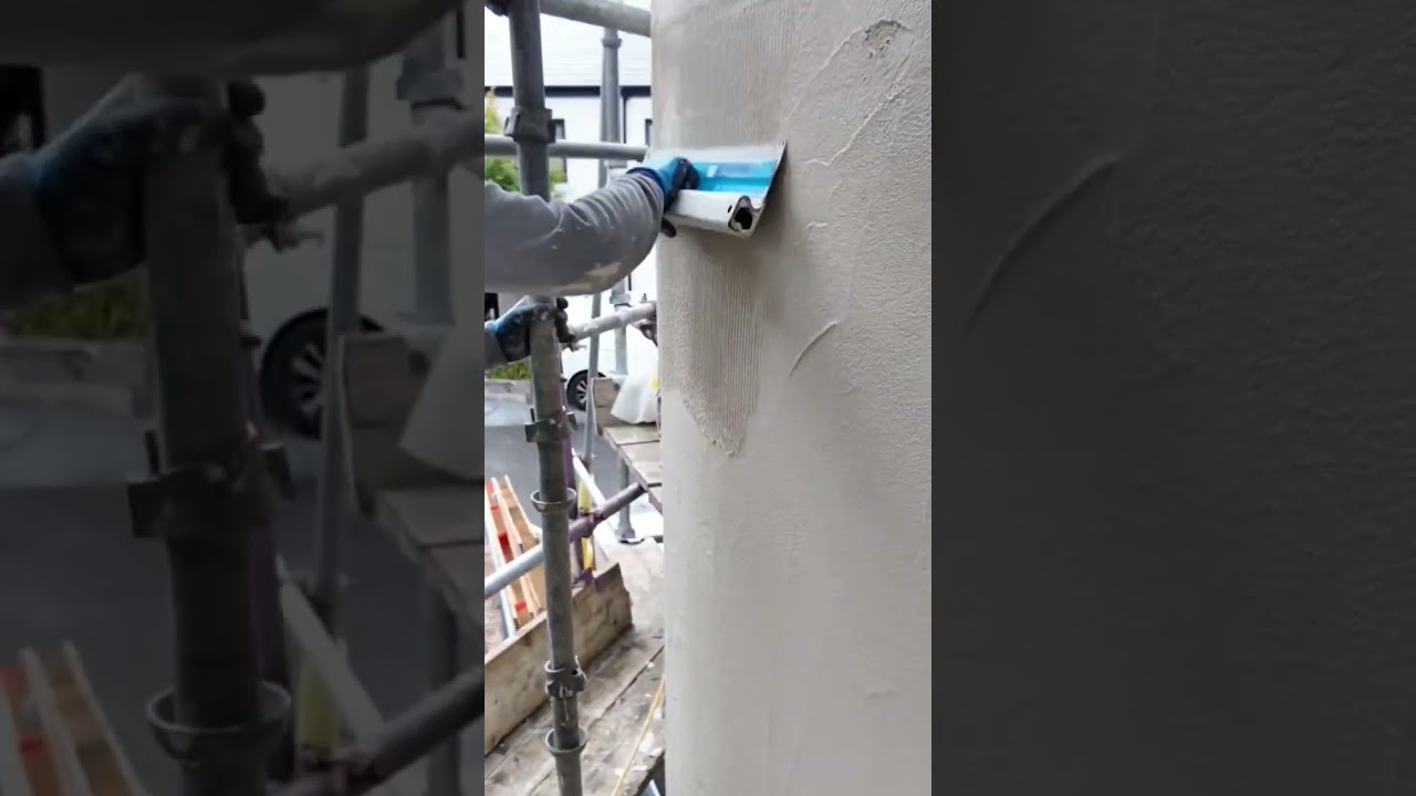 baaecoat and mesh to external walls #externalwallinsulation #jersey