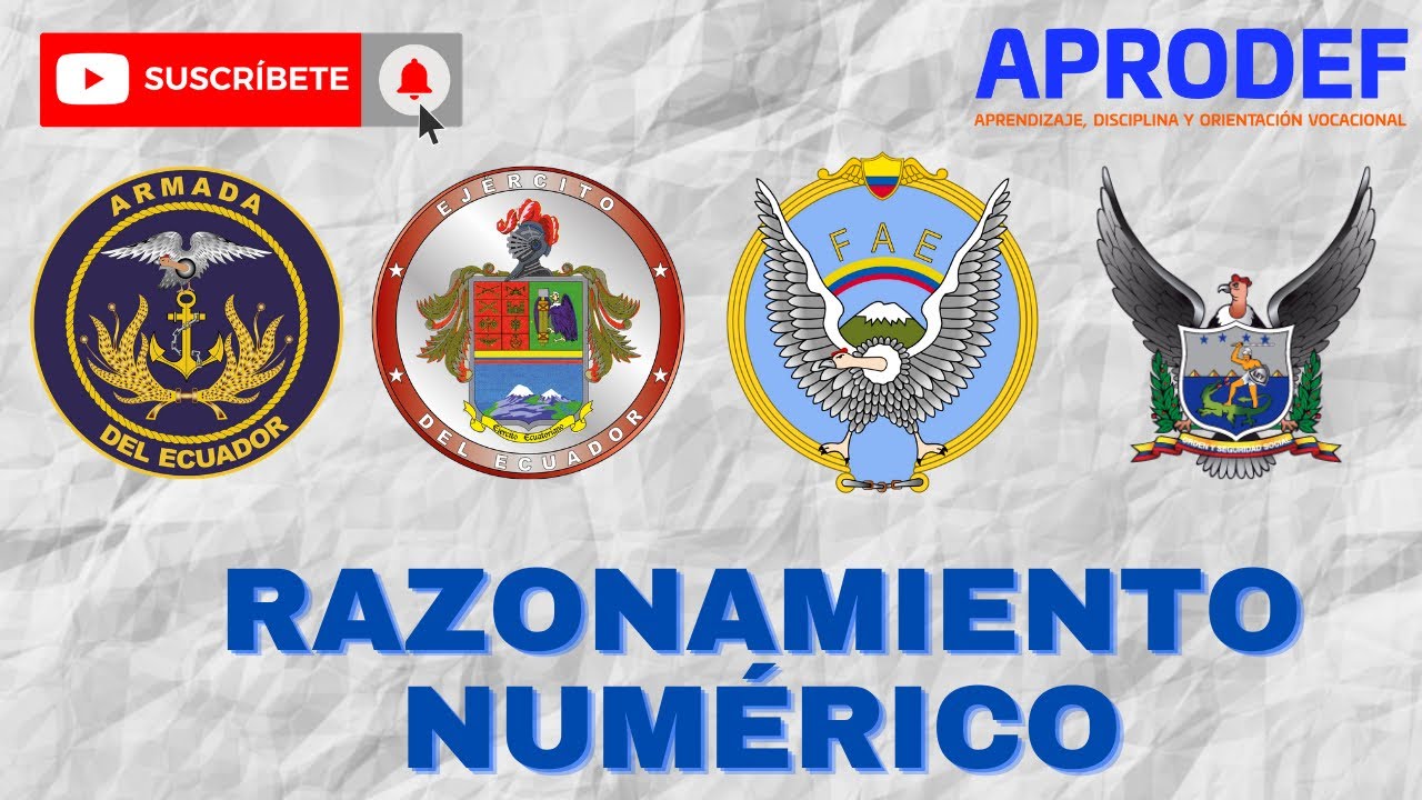 ESMIL ESFORSE FAE MARINA : LA VERDADERA CLASE | RAZONAMIENTO NUMÉRICO
