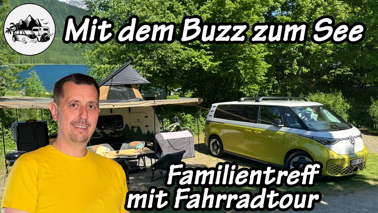 eCamping am Brombachsee: Drei Tage Natur, Familie & Fahrradtour 🚐🔥🍃