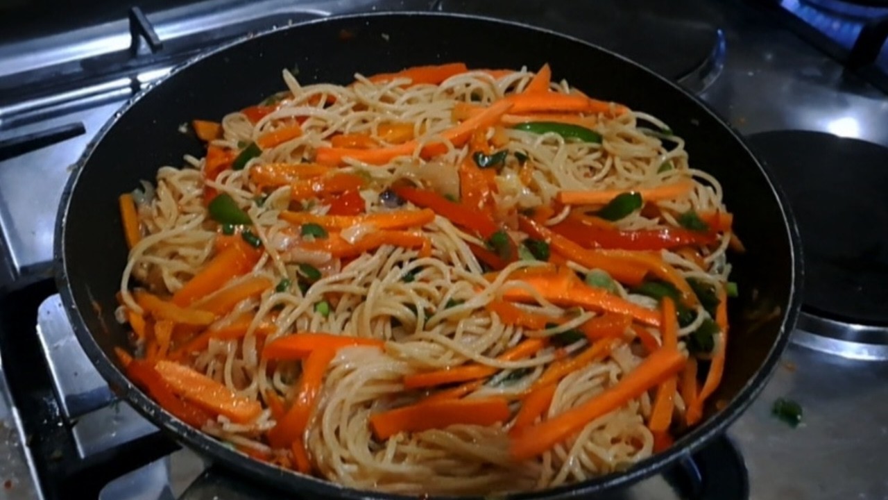Easy Vegetable spaghetti recipe you'll crave for!