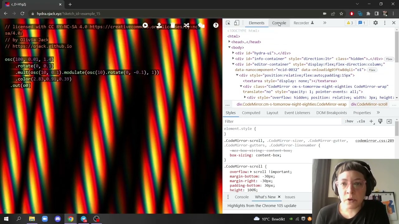 Hydra - visuals without showing the code