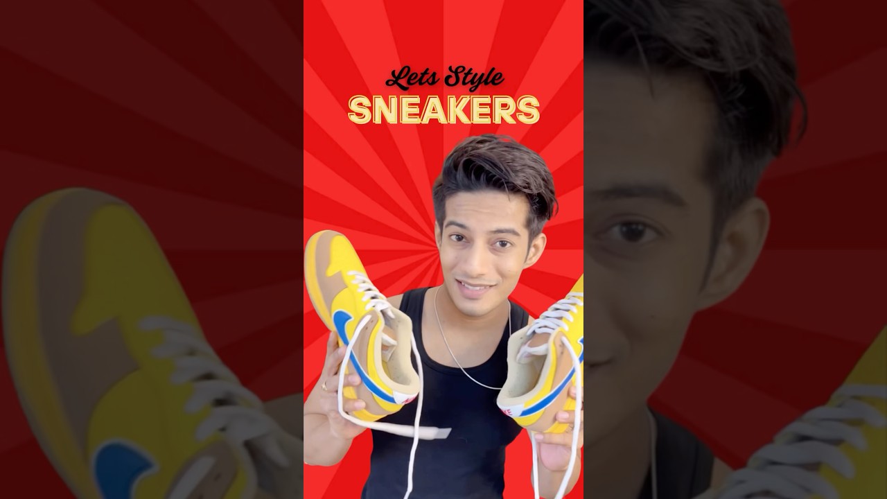 How to style yellow sneakers #grwm #sneakers