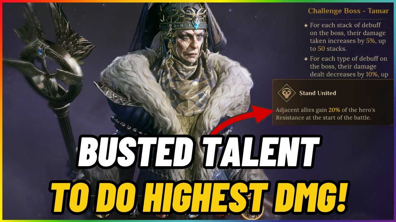 Tamar SORTED! 225+ DMG With Just 1 Support Top Tier Strat In Dragonheir Silent Gods x Dragonstride