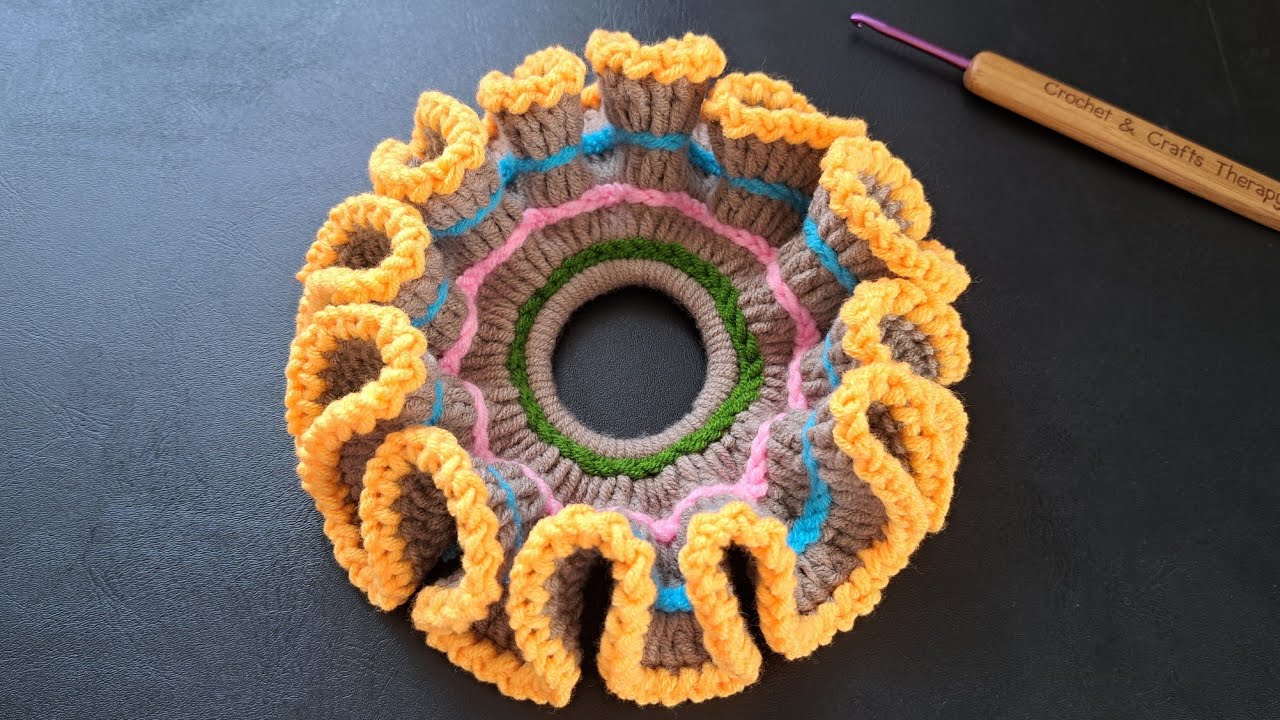 Amazing Crochet Scrunchies with Scrap Yarn💖💖💖