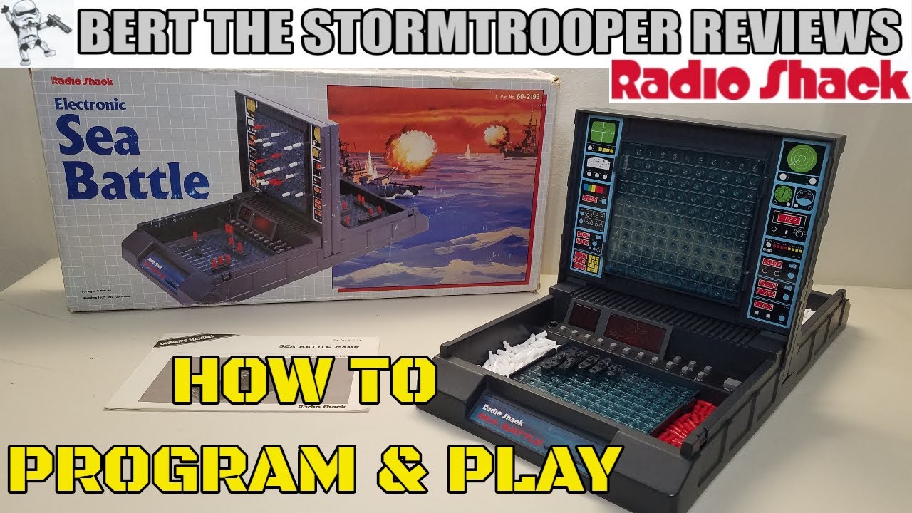 Radio Shack Electronic Sea Battle Game Programming & Instructions! Bert the Stromtrooper Reviews!